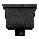 Painted Cast Iron Small Rectangular Hopper With 65mm Outlet CI25HO2P